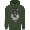 Thug Life Skulls Mens 80% Cotton Hoodie Forest Green