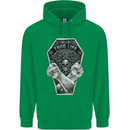 Thug Life Skulls Mens 80% Cotton Hoodie Irish Green