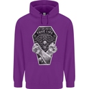 Thug Life Skulls Mens 80% Cotton Hoodie Purple