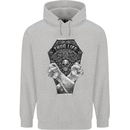 Thug Life Skulls Mens 80% Cotton Hoodie Sports Grey