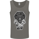 Thug Life Skulls Mens Vest Tank Top Charcoal