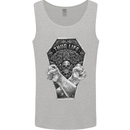 Thug Life Skulls Mens Vest Tank Top Sports Grey