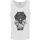 Thug Life Skulls Mens Vest Tank Top White