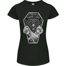 Thug Life Skulls Womens Petite Cut T-Shirt Black
