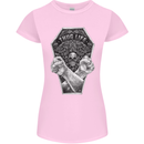Thug Life Skulls Womens Petite Cut T-Shirt Light Pink