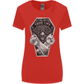 Thug Life Skulls Womens Wider Cut T-Shirt Red
