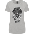 Thug Life Skulls Womens Wider Cut T-Shirt Sports Grey