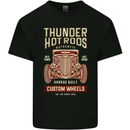 Thunder Hotrods Hot Rod Dragster Car Kids T-Shirt Childrens Black