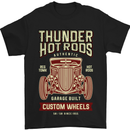 Thunder Hotrods Hot Rod Dragster Car Mens T-Shirt Cotton Gildan Black