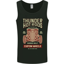 Thunder Hotrods Hot Rod Dragster Car Mens Vest Tank Top Black