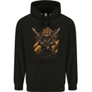 Tiger Warrior Fantasy MMA Martial Arts Childrens Kids Hoodie Black