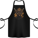 Tiger Warrior Fantasy MMA Martial Arts Cotton Apron 100% Organic Black