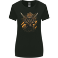Tiger Warrior Fantasy MMA Martial Arts Womens Wider Cut T-Shirt Black