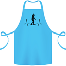 Tightrope Walking Walker Funambulism Cotton Apron 100% Organic Turquoise