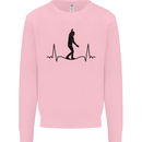Tightrope Walking Walker Funambulism Kids Sweatshirt Jumper Light Pink