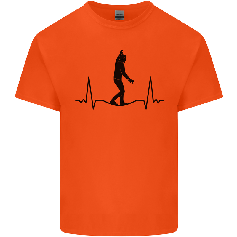 Tightrope Walking Walker Funambulism Kids T-Shirt Childrens Orange