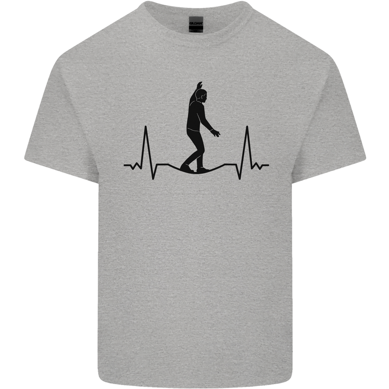 Tightrope Walking Walker Funambulism Kids T-Shirt Childrens Sports Grey