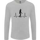 Tightrope Walking Walker Funambulism Mens Long Sleeve T-Shirt Sports Grey