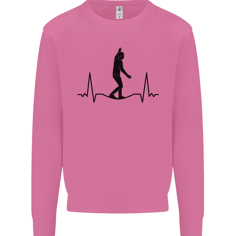 Tightrope Walking Walker Funambulism Mens Sweatshirt Jumper Azalea