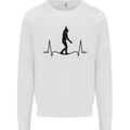 Tightrope Walking Walker Funambulism Mens Sweatshirt Jumper White