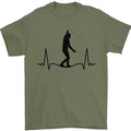 Tightrope Walking Walker Funambulism Mens T-Shirt 100% Cotton Military Green