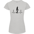 Tightrope Walking Walker Funambulism Womens Petite Cut T-Shirt Sports Grey