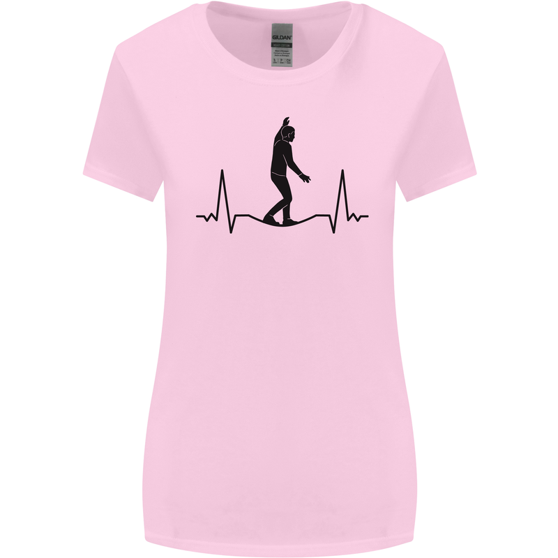 Tightrope Walking Walker Funambulism Womens Wider Cut T-Shirt Light Pink