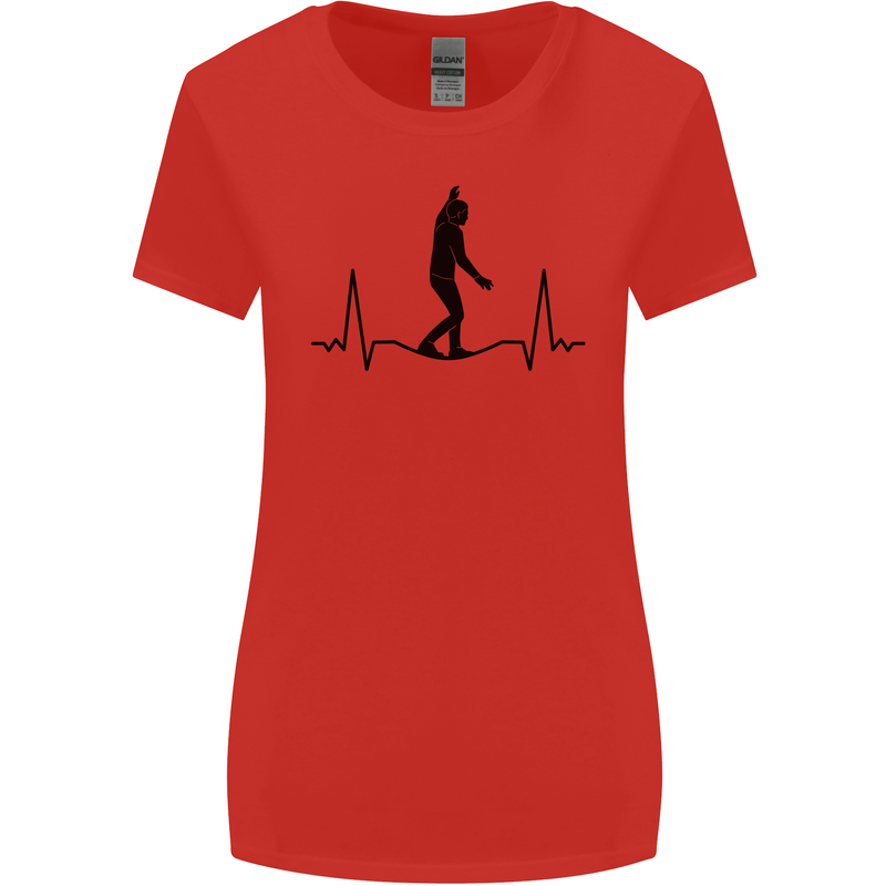 Tightrope Walking Walker Funambulism Womens Wider Cut T-Shirt Red