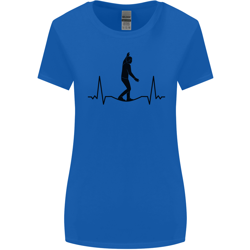 Tightrope Walking Walker Funambulism Womens Wider Cut T-Shirt Royal Blue