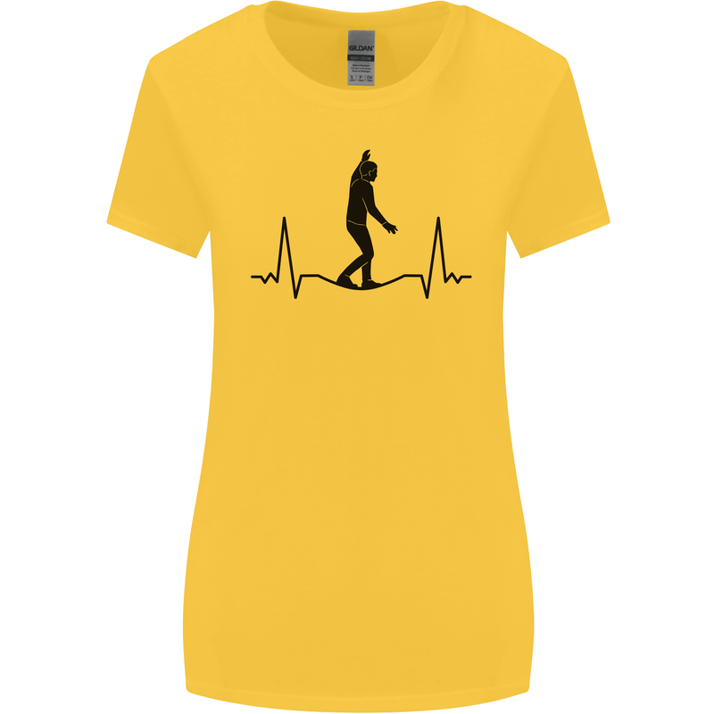 Tightrope Walking Walker Funambulism Womens Wider Cut T-Shirt Yellow