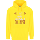 Till I collapse Gym Training Bodybuilding Childrens Kids Hoodie Yellow