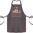 Till I collapse Gym Training Bodybuilding Cotton Apron 100% Organic Dark Grey
