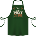 Till I collapse Gym Training Bodybuilding Cotton Apron 100% Organic Forest Green