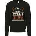 Till I collapse Gym Training Bodybuilding Kids Sweatshirt Jumper Black