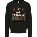 Till I collapse Gym Training Bodybuilding Kids Sweatshirt Jumper Black