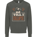 Till I collapse Gym Training Bodybuilding Kids Sweatshirt Jumper Storm Grey