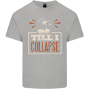 Till I collapse Gym Training Bodybuilding Kids T-Shirt Childrens Sports Grey