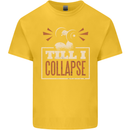 Till I collapse Gym Training Bodybuilding Kids T-Shirt Childrens Yellow
