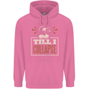Till I collapse Gym Training Bodybuilding Mens 80% Cotton Hoodie Azelea