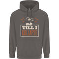 Till I collapse Gym Training Bodybuilding Mens 80% Cotton Hoodie Charcoal