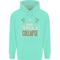 Till I collapse Gym Training Bodybuilding Mens 80% Cotton Hoodie Peppermint