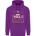 Till I collapse Gym Training Bodybuilding Mens 80% Cotton Hoodie Purple