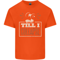 Till I collapse Gym Training Bodybuilding Mens Cotton T-Shirt Tee Top Orange