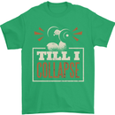 Till I collapse Gym Training Bodybuilding Mens T-Shirt 100% Cotton Irish Green