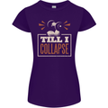 Till I collapse Gym Training Bodybuilding Womens Petite Cut T-Shirt Purple