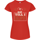 Till I collapse Gym Training Bodybuilding Womens Petite Cut T-Shirt Red