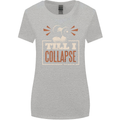 Till I collapse Gym Training Bodybuilding Womens Wider Cut T-Shirt Sports Grey