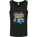 Time Travel Machine Funny 80's Movie Mens Vest Tank Top Black