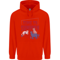 Time to Summon Cats Let's Summon Demons Childrens Kids Hoodie Bright Red