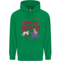 Time to Summon Cats Let's Summon Demons Childrens Kids Hoodie Irish Green